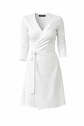 Weißes Wickelkleid – feminines Signature Kleid | Sonia Dorée