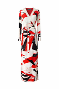 Grafisches Wickelkleid – Kimono-inspiriertes Signature Piece | Sonia Dorée