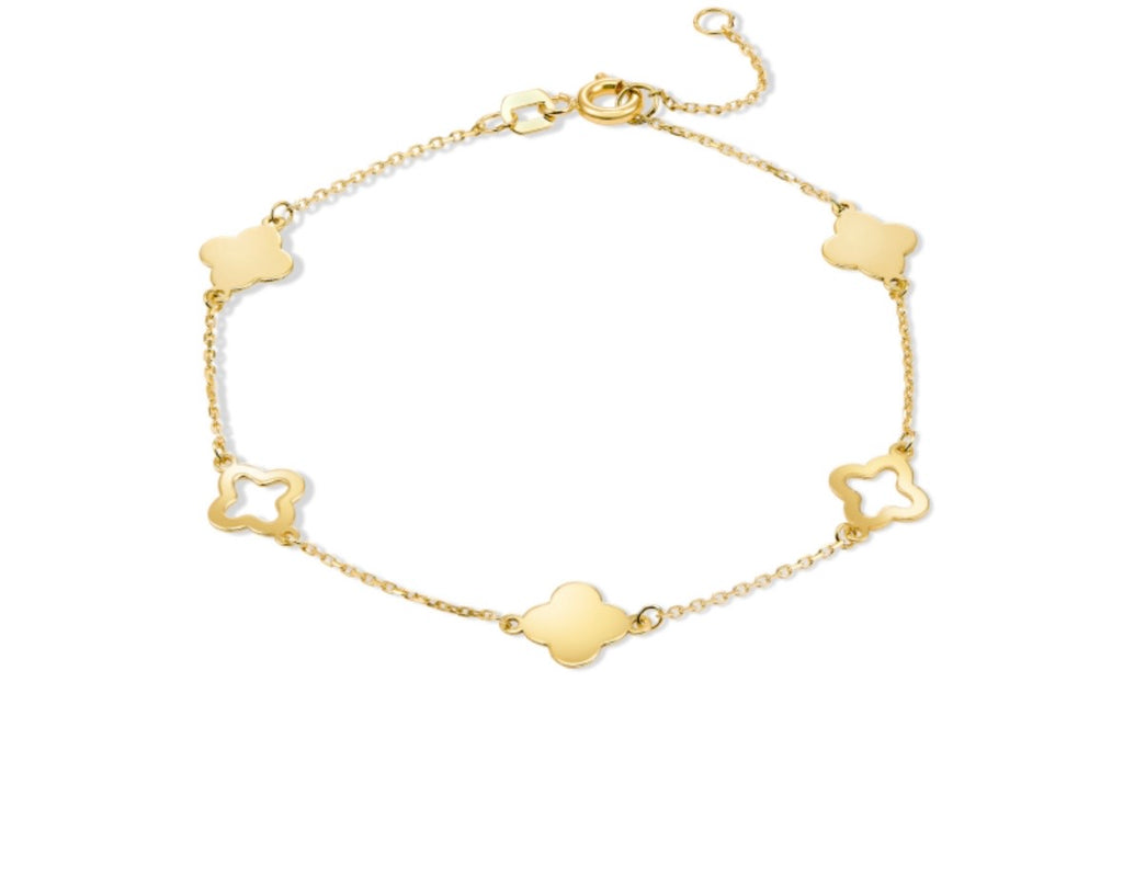 Armband Kleeblätter 333 Gold - Signature Armband Sonia Dorée