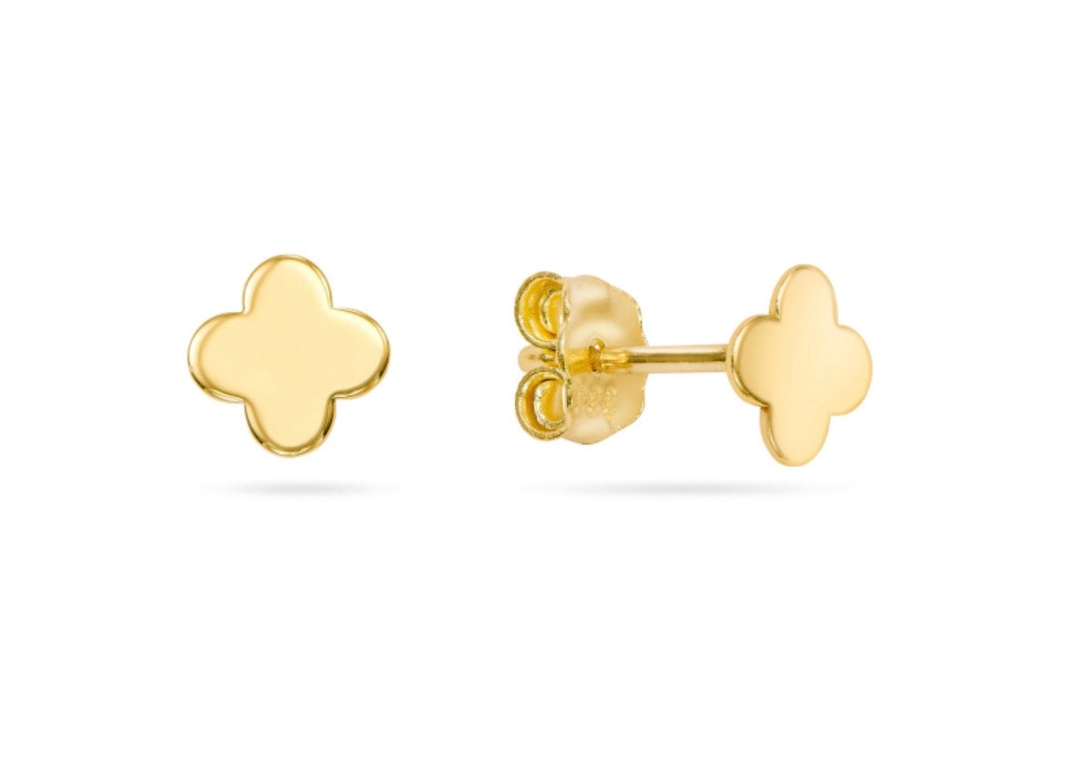 Ohrstecker Kleeblatt 333er Gold - Sonia Dorée